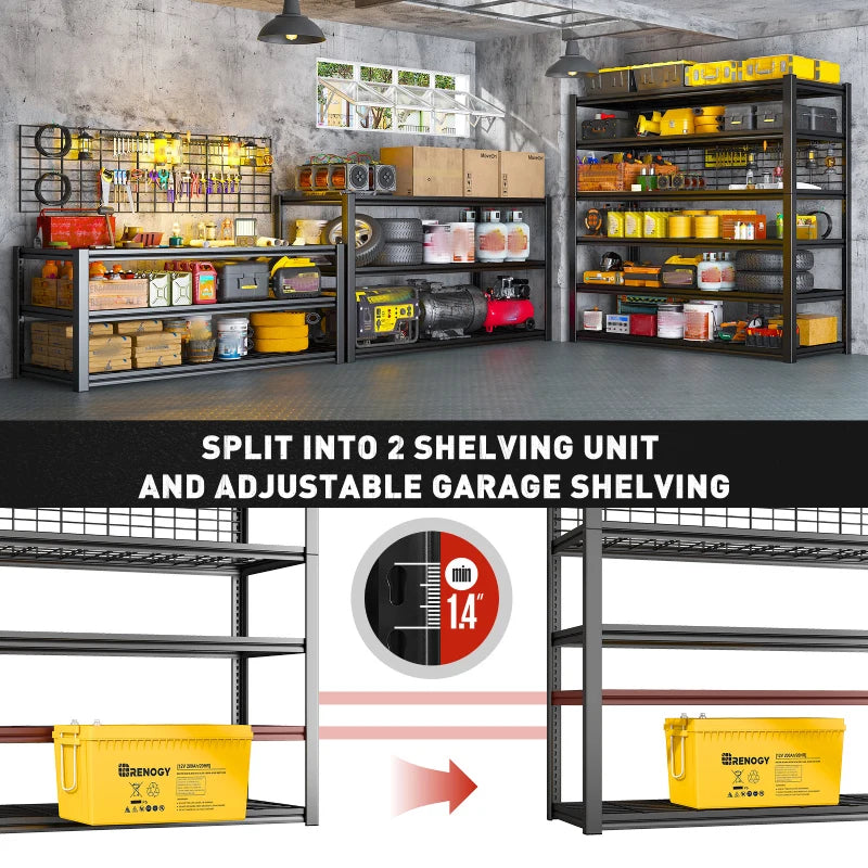 adjustable shelving
