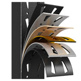 REIBII Storage Shelves 77.2"W 8500LBS Industrial Shelving 4-Shelf with Metal Heavy Duty Adjustable Shelving for Warehouse, Industrial, basement, Laboratory