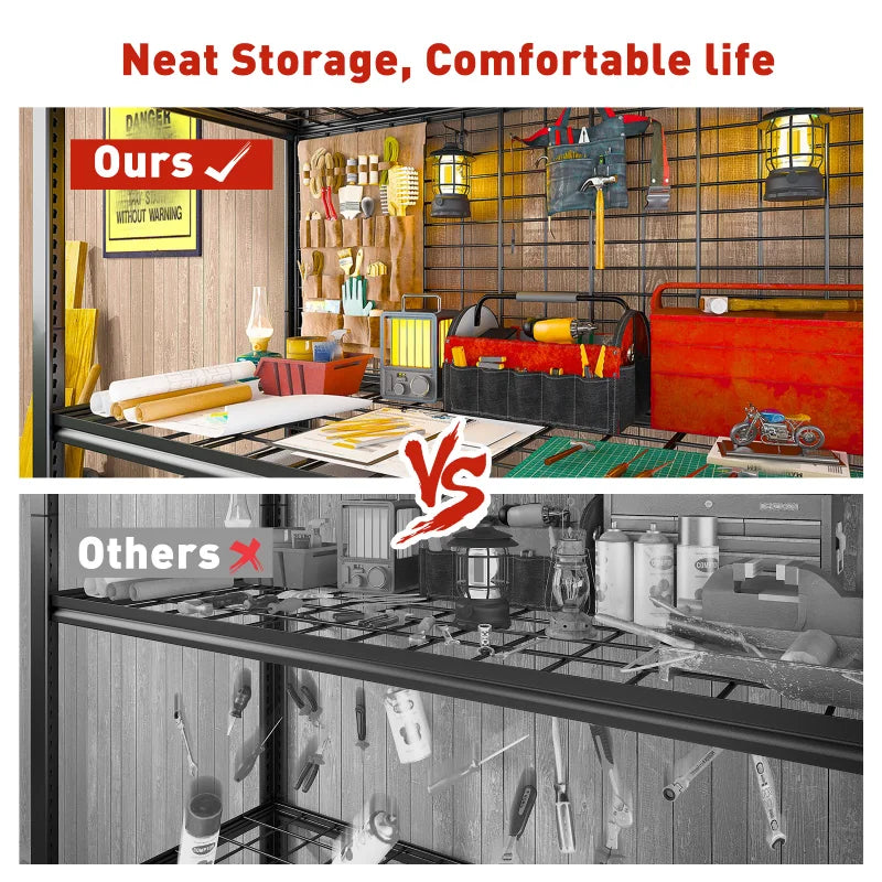 garage shelving ideas neat storage,comfortable life
