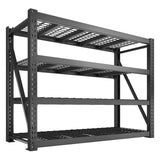 REIBII Heavy Duty Garage Shelving Adjustable Industrial Storage Racks Shop Shelves for Garage Organization Basement, Warehouse, Industrial