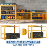 Reibii 4-Tier Shelves 60"H Garage Shelving Units 2200 LBS Free Assembly Tools Included for Basement, Warehouse, Workshop