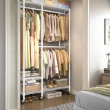 Raybee 77" H Closet Racks and Shelves, Adjustable Closet Storage Racks