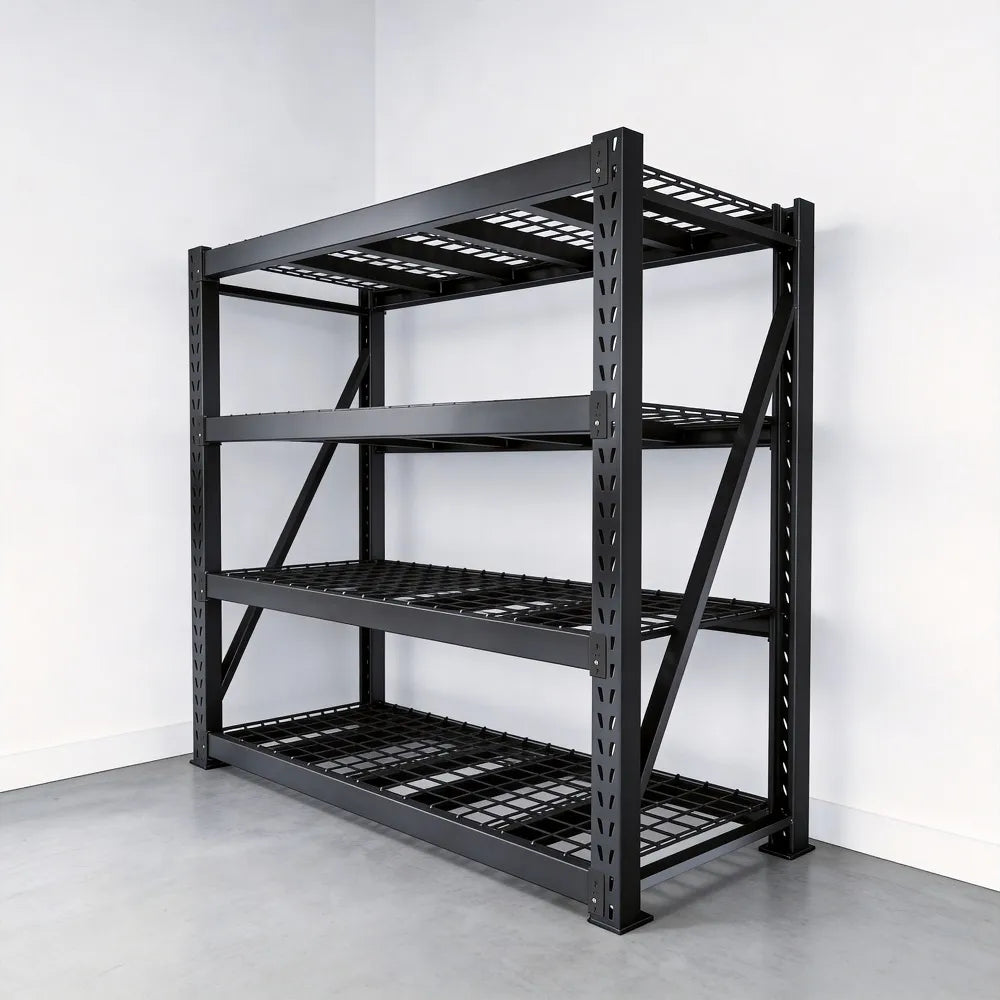 All Steel Metal Garage Shelving Unit with Durable Construction