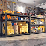 REIBII 8250 Lbs Heavy Duty Garage Shelving 3-Tier Garage Shelf Industrial Shelving Adjustable For Garage, Warehouse Basement