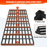 heavy duty storage shelves 48W