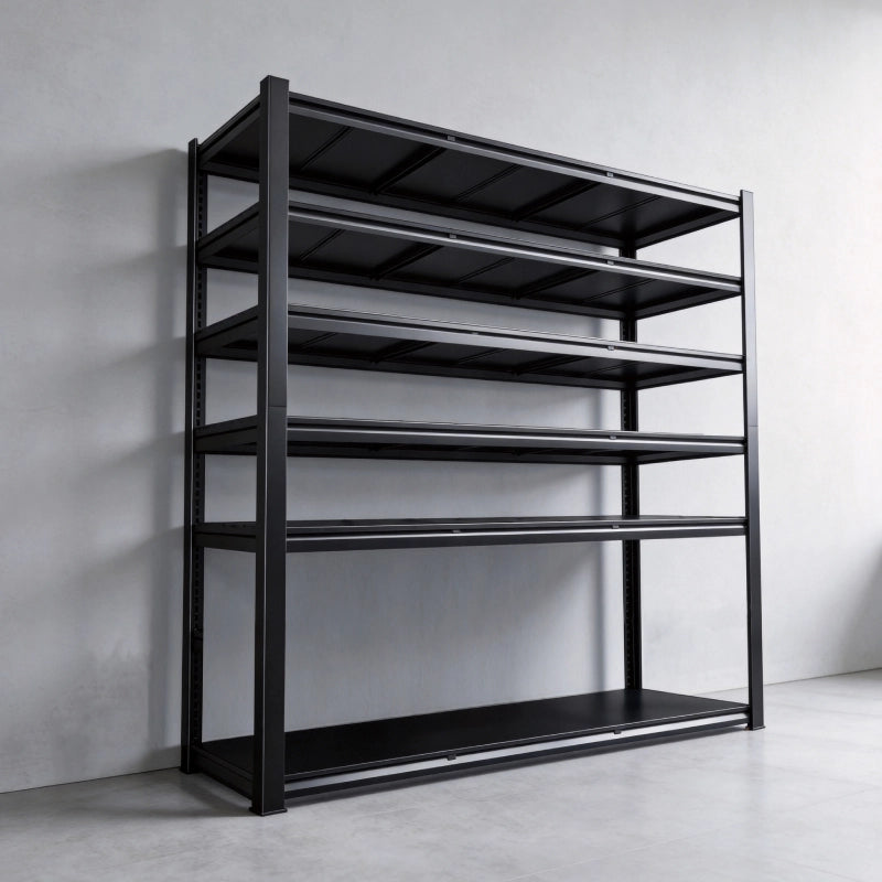 Adjustable Garage Shelving Unit with Customizable Shelf Heights