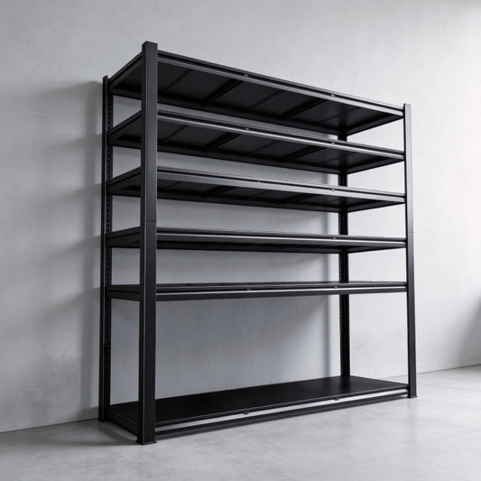 Adjustable Garage Shelving Unit with Customizable Shelf Heights 800
