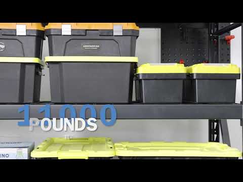 Heavy Duty Garage Shelving Supports Massive Weight Capacity