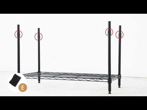 REIBII 29"W Wire Shelving Units, 5-Tier Adjusatble, 1020lbs Metal Wire Rack for Pantry Kitchen Commercial