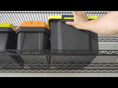 REIBII 60" Heavy Duty 5-Tier Wire Shelving Unit – 3200lbs Capacity,