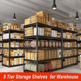 reibii 5 tier garage shelf for warehouse