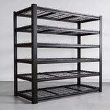 REIBII 60"W x 84"H Industrial Shelving Unit 3300 lbs Heavy Duty Storage Shelves, Adjustable Storage Rack for Commercial Warehouse