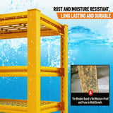 REIBII 40"W x 18"D Garage Shelving Heavy Duty Shelving  2550 LBS Adjustable Storage Shelves for Pantry Kitchen Basement Warehouse