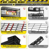REIBII 2 Packs 72" H Storage Shelves 5-Tier 2500LBS Adjustable Shelving Units for  Kitchen, Pantry, Basement and Garage