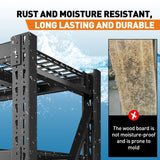 REIBII 68"W 4 -Tier Heavy Duty Garage Shelving 9400LBS Adjustable Storage Shelves for Warehouse, Garage, Basement, Shop