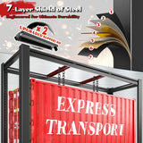 REIBII Garage Storage Shelves 60 Wide Adjustable Heavy Duty Shelving Rust-Resistant Industrial Rack for Warehouse, Basement,Workshop