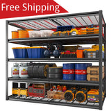 reibii metal storage shelves free shipping