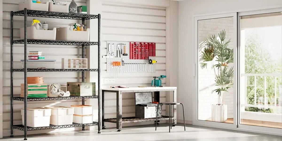 reibii outdoor Wire Shelves
