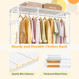 Raybee 77" H Closet Racks and Shelves, Adjustable Closet Storage Racks