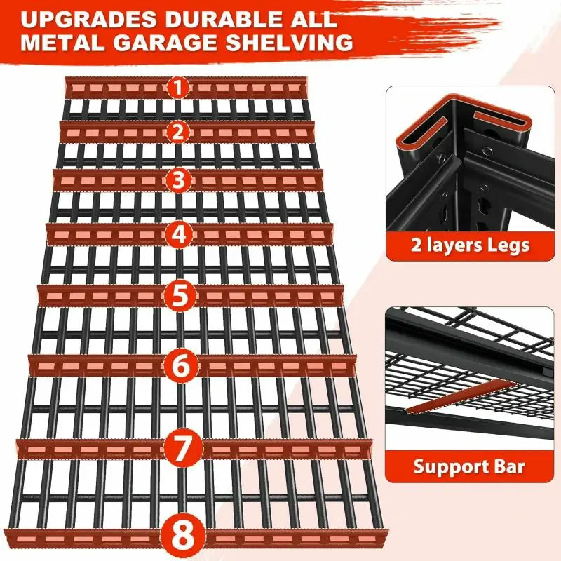 shelves for garage upgradeds durable all metal garage shelving