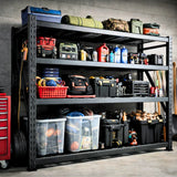 REIBII 60 Wide 4 Shelf Ultra Heavy Duty Garage Shelving, 11000LBS Storage Rack, 72"H Adjustable Metal Shelves for Warehouse, Commercial, Shop, Basement