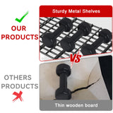 REIBII Garage Shelving 60"W Adjustable Heavy Duty Metal Shelving Rust-Resistant Garage Storage Shelves for Warehouse, Basement,Workshop