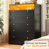 vertical tall dresser for bedroom
