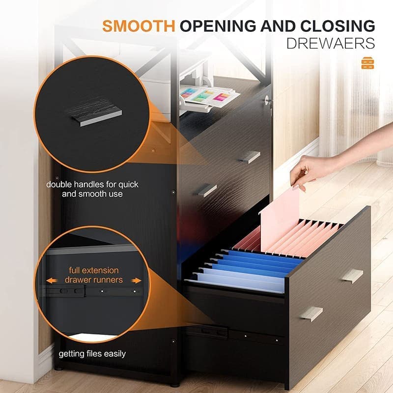 Wood Filing Cabinet 2 Drawer Lock | Cabinets Matttroy