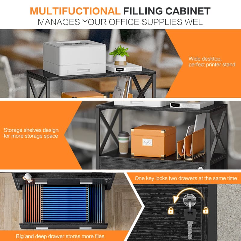 Multifunctional filing cabinets to meet different needs