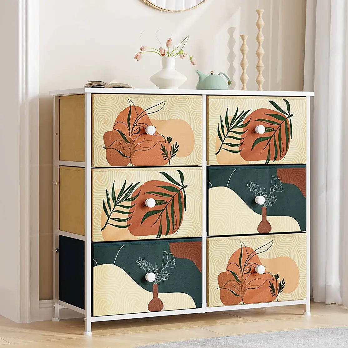 Enhomee Boho Dresser With 6 Drawers