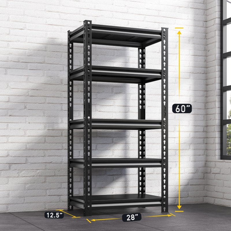 Meridian Industrial Style Freestanding Shelving Unit -   Freestanding  shelving units, Industrial style, Shelving unit