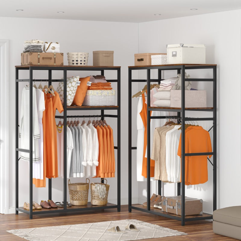 REIBII heavy duty clothes rack makes your room tidier and organized