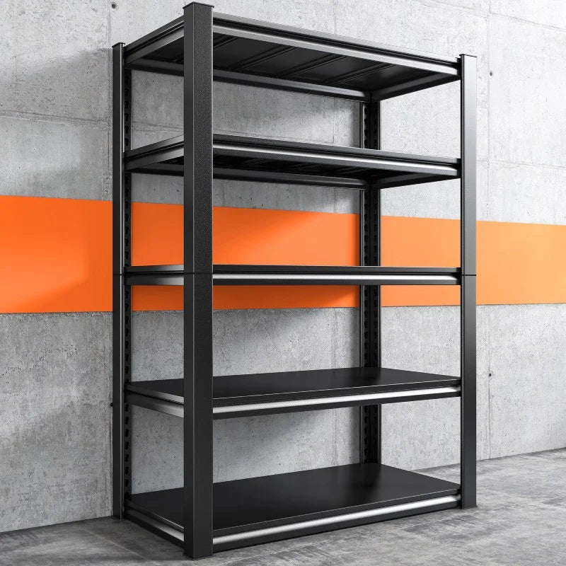 5 Tier Storage Shelves Wire Storage Shelves, Metal Shelves for Garage Metal  Storage Shelving, Pantry Shelves Kitchen Rack Shelving Units and Storage