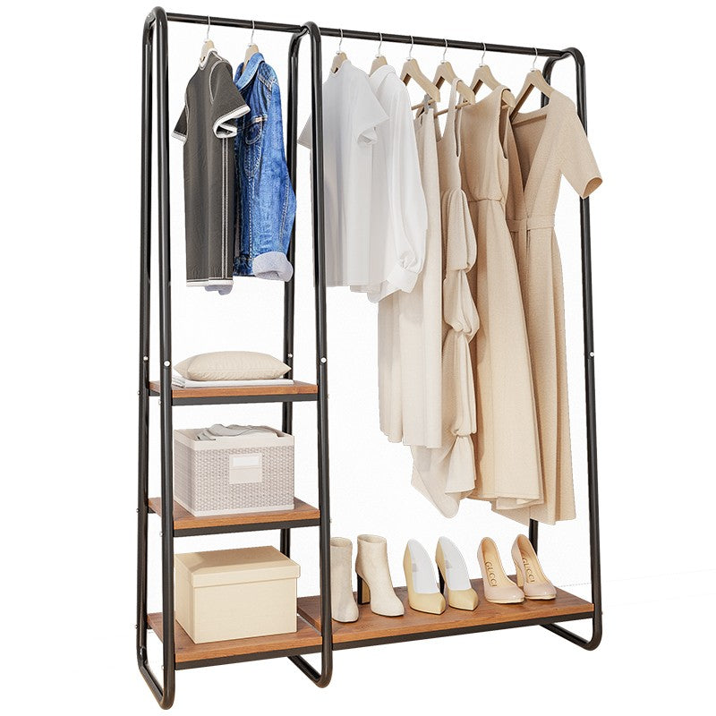 Raybee Free Standing Closet Organizer,Clothing Rack with Shelves